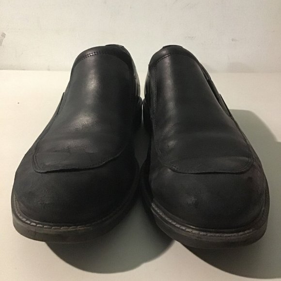 ECCO MEN'S VITRUS lll LEATHER MOC SLIP ON LOAFERS BLACK 11-NICE! - Picture 5 of 10